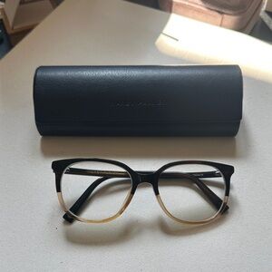 Warby Parker Laurel Black and Tan Eyeglasses
